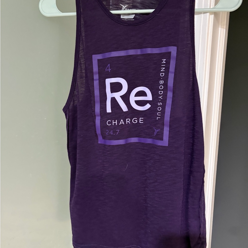 Old Navy Active Purple Tank Top